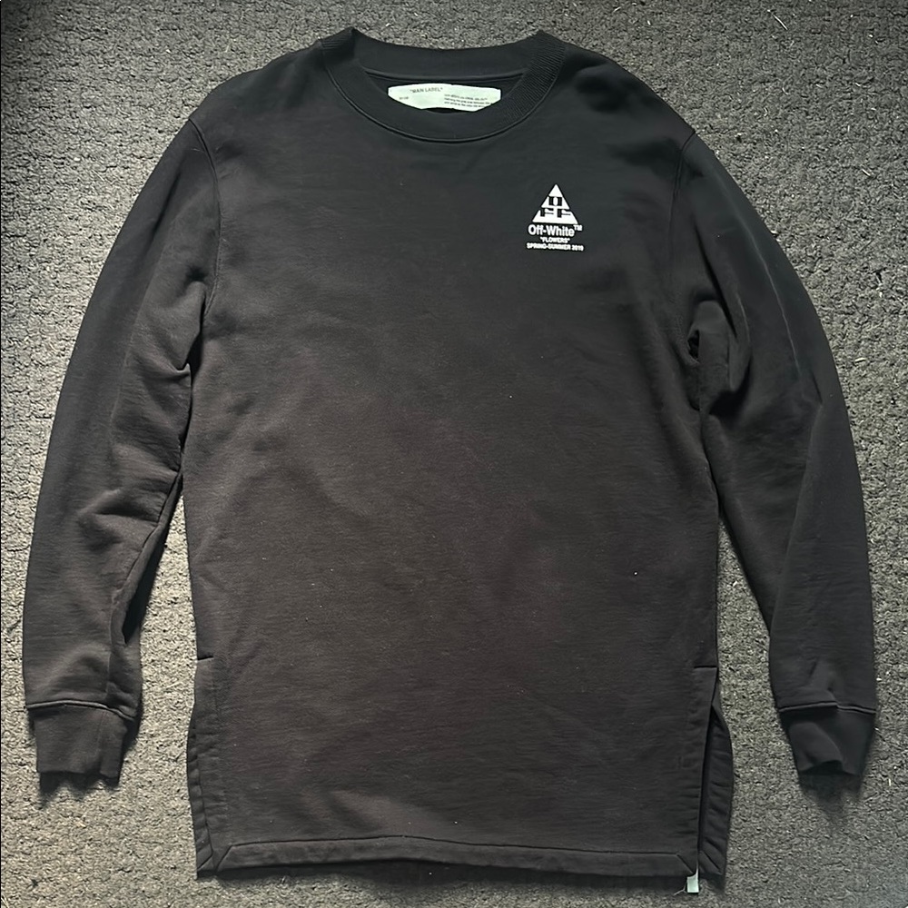off white crew neck